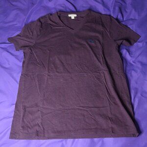 Burberry Brit 100% Cotton V-Neck Size XL T-Shirt